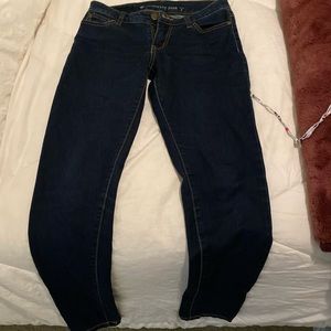 Celebrity pink dark wash jeans